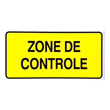 Panneau PVC zone de controle - ProtecNord, panneaux